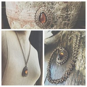 Sara Coventry Two Piece Pendant & Chain